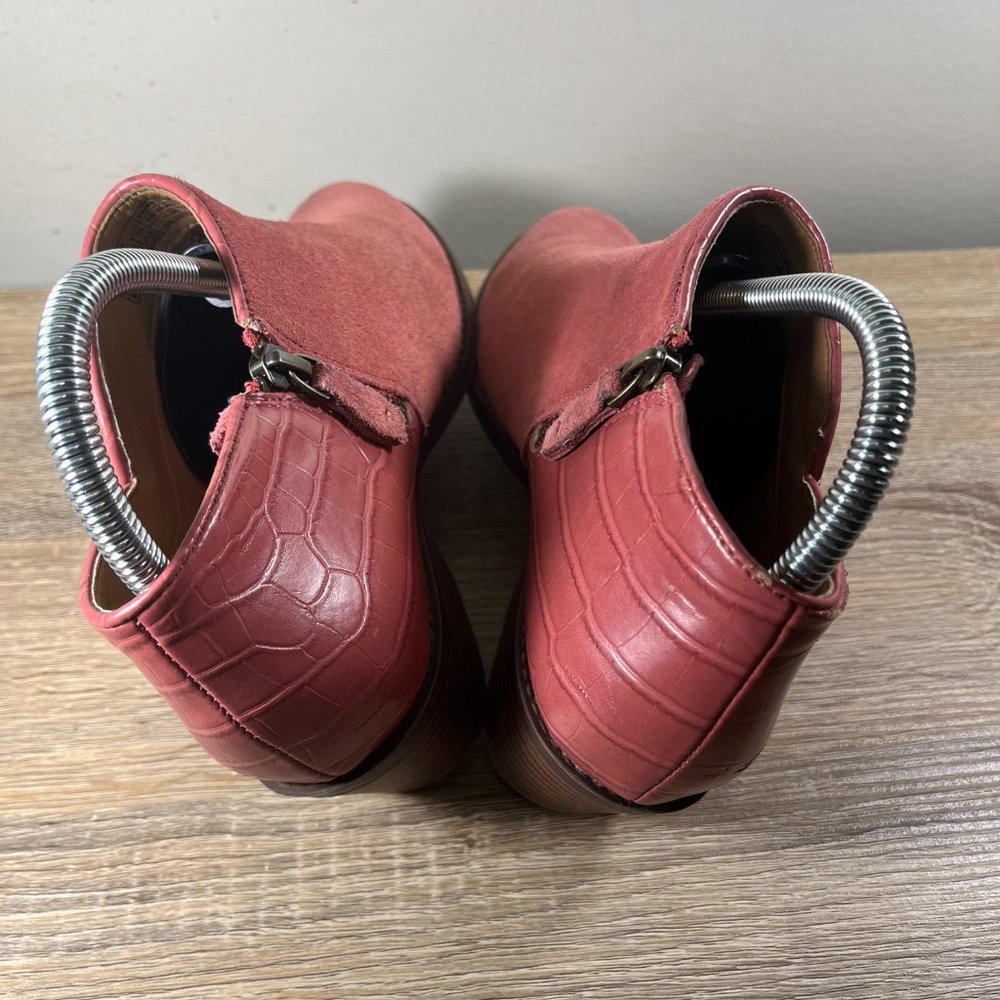 Vionic Marissa Ankle Booties Womens Shoes Pink Suede Zip Up Casual Size 6.5 - Picture 6 of 10